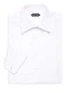 TOM FORD Solid Button-Down Dress Shirt