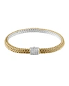 John Hardy Classic Gold & Silver Extra Small Reversible Bracelet In Silver