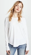 Rag & Bone Hudson Slub Stretch-jersey Top In White