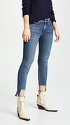 Rag & Bone Cate Mid-rise Skinny Jeans With Step-hem In Hampton