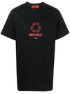 424 Graphic-logo-print T-shirt In Black