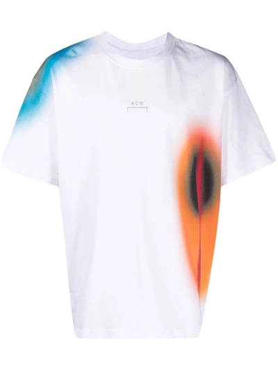 A-cold-wall* White Hypergraphic T-shirt