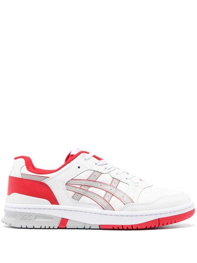 Asics Ex89 Low-top Sneakers In White & Classic Red