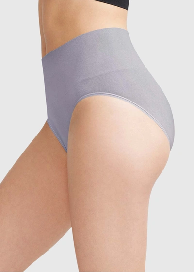 Yummie Mia Shaping Brief In Dapple Grey