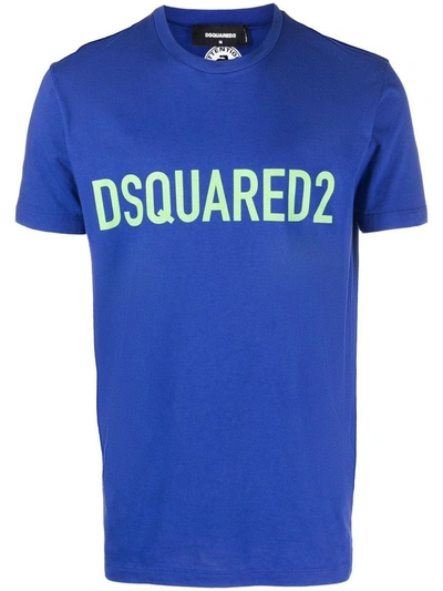 Dsquared2 T恤  男士 颜色 蓝色 In Ink Blue