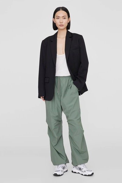Anine Bing Reid Pant In Artichoke In Green
