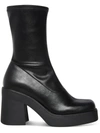 Steve Madden Klayton Womens Tall Zip Up Mid-calf Boots In Black