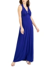 CONNECTED APPAREL WOMENS EMBELLISHED MAXI EVENING DRESS