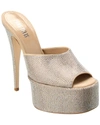 Paris Texas Embellished Suede Sandals In Beige
