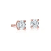 Suzy Levian 14k 0.50 Ct. Tw. Diamond Studs In Pink