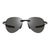 Revo Men's Descend A Black Graphite Polarized Aviator Sunglasses In Black