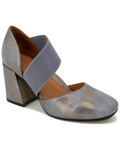 Gentle Souls By Kenneth Cole Isabell Stretch Leather Shoe In Grey