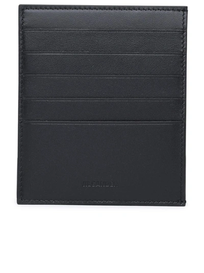 Jil Sander Black Leather Card Holder