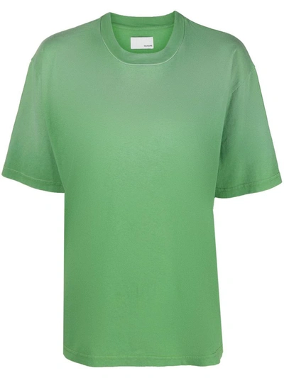Haikure Shortsleeved Cotton T-shirt In Green