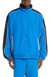 Ambush Embroidered Logo Nylon Track Jacket In Blue