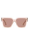 PRADA 56MM SQUARE SUNGLASSES