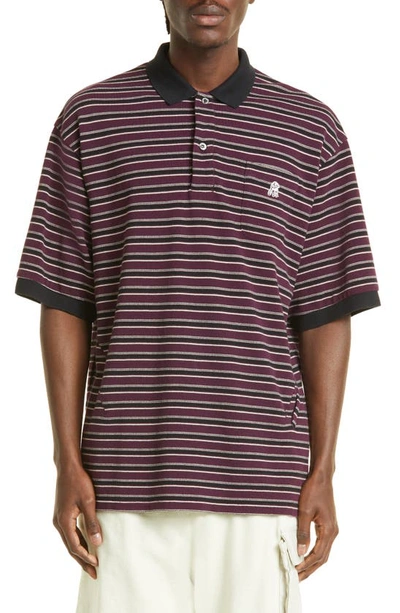 Undercover Gestreiftes Poloshirt In Multicolour