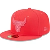NEW ERA NEW ERA RED CHICAGO BULLS SPRING COLOR PACK 59FIFTY FITTED HAT