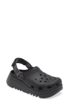 Crocs Gender Inclusive Classic Hiker Xscape Slingback Platform Clog In Black