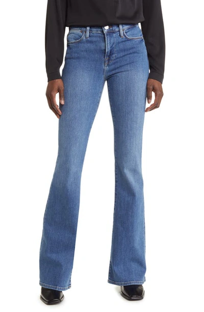 Frame Le High Flare High-rise Flared-leg Stretch-denim Jeans In Samson