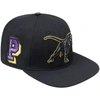PRO STANDARD PRO STANDARD BLACK PRAIRIE VIEW A&M PANTHERS ARCH OVER LOGO EVERGREEN SNAPBACK HAT