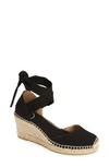 TONI PONS JULIA ANKE WRAP WEDGE ESPADRILLE