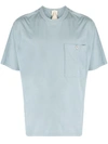 Ten C Logo Patch Crewneck T-shirt In Grey