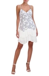Bcbgmaxazria Floral Jacquard Cotton Cocktail Dress In Bluecomb