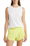 Zella Layered Back Tank In White
