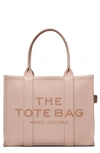 Marc Jacobs The Leather Large Tote Bag In Rose