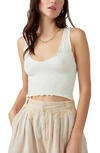 FREE PEOPLE FREE PEOPLE INTIMATELY FP HERE FOR YOU RACERBACK CROP TANK