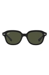 Ray Ban Erik 51mm Square Sunglasses In Black