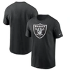 Nike Black Las Vegas Raiders Legend Logo Performance T-shirt In Black