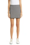 ATM ANTHONY THOMAS MELILLO GINGHAM JACQUARD MINSKIRT