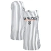 CONCEPTS SPORT CONCEPTS SPORT WHITE SAN FRANCISCO GIANTS REEL PINSTRIPE KNIT SLEEVELESS NIGHTSHIRT
