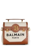 Balmain Stylish B-buzz 23 Handbag For Women In Mixed Colors In Gem Natural/ Brown