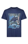 LUCKY BRAND CHEVY EAGLE GRAPHIC T-SHIRT