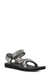 Teva Original Universal Sandal In Bandana White/ Black