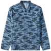 Vetements Logo-print Stonewashed Denim Jacket In Denim