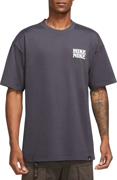 Nike Hike Acg Graphic Tee In Grey