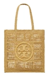 Tory Burch Ella Raffia Tote In Natural