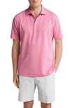 Peter Millar Drum Performance Jersey Polo In Peppermint