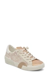 Dolce Vita Women's Zina Low Top Sneakers In Sand Embossed Leather