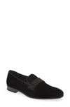 Ferragamo Lapo Smoking Slipper In Nero