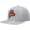 Mitchell & Ness Men's  Heathered Gray Golden State Warriors Hardwood Classics Team 2.0 Snapback Hat In Heather Gray