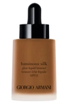 Armani Collezioni Luminous Silk Liquid Glow Bronzer Drops In 110 Tan To Deep