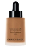 Armani Collezioni Luminous Silk Liquid Glow Bronzer Drops In 100 Medium To Tan