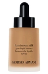 Armani Collezioni Luminous Silk Liquid Glow Bronzer Drops In 90 Light To Medium