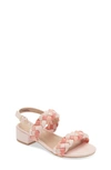 Nordstrom Kids' Rylie Braided Slingback Sandal In Pink Lantana