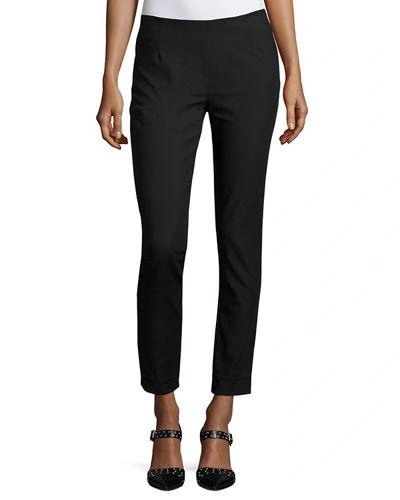 LELA ROSE CATHERINE SLIM-LEG ANKLE PANTS,PROD125690951